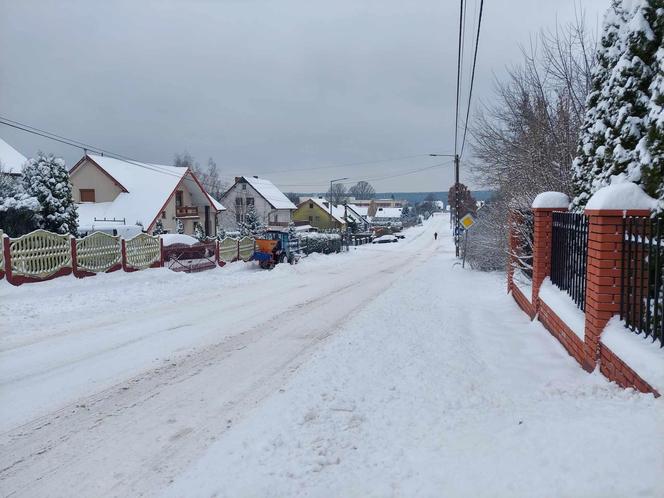 Starachowice zasypane śniegiem