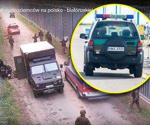 Brutalne ataki migrantów na granicy! Zniszczone radiowozy, w ruch poszły kamienie i konary