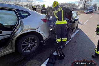 Zderzenie czterech aut w Krześlinie mogło się skończyć tragicznie!