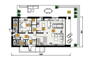 Projekt A102 Dom z klimatem (z wentylacją mechaniczną i rekuperacją)