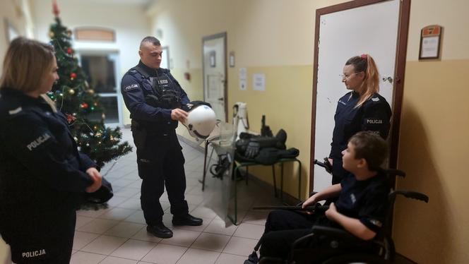 Przemyscy policjanci spełnili marzenie chłopca