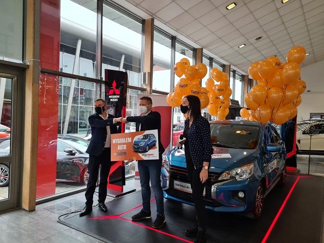 Bartek odebrał Mitsubishi Space Star od Radia ESKA!	