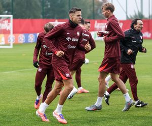 Trening polskich piłkarzy przed meczem z Nową Zelandią i Litwą