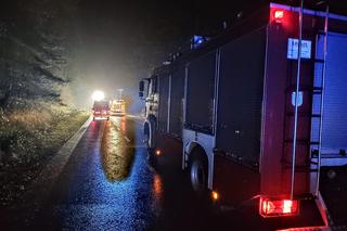 Tragiczny wypadek pod Świeciem. Auto 31-latka stanęło w płomieniach! Mężczyzna nie miał szans