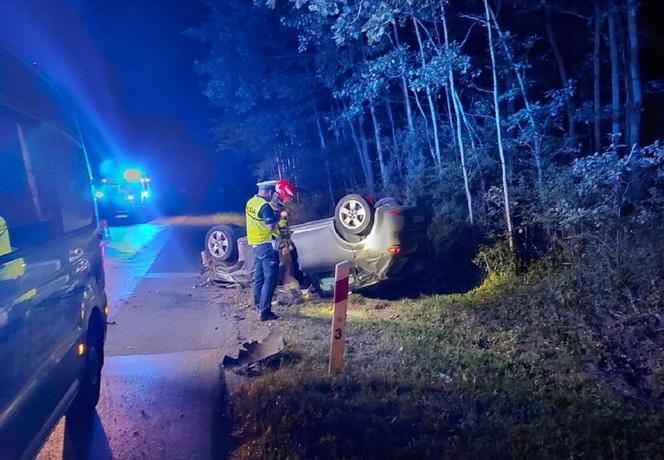 Dachowanie na drodze Starachowice - Rzepin