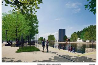 Wizualizacje przebudowy brzegów Parsęty w Kołobrzegu