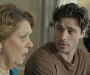 Barwy szczęścia odc. 3201. Józefina Rawiczowa (Elżbieta Jarosik), Cezary (Marcel Opaliński)