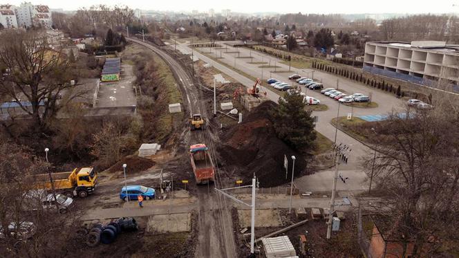 Prace na linii kolejowej w Olsztynie. Najnowsze zdjęcia z budowy