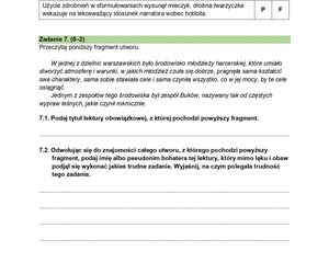 Próbny egzamin ósmoklasisty z języka polskiego 2 grudnia 2024