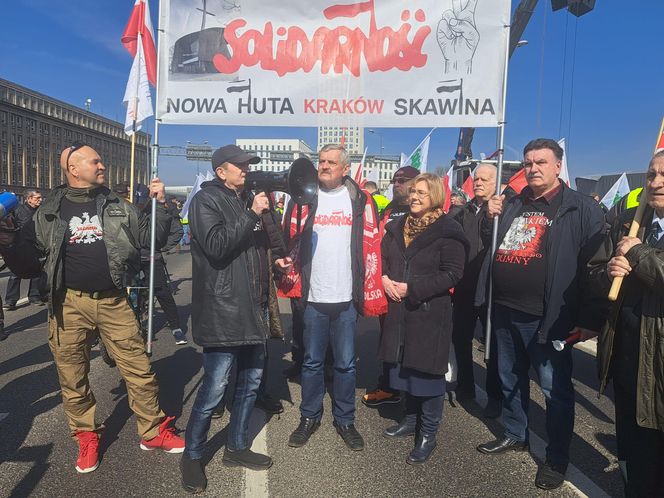 Protest rolników w Krakowie. 20.03.2024