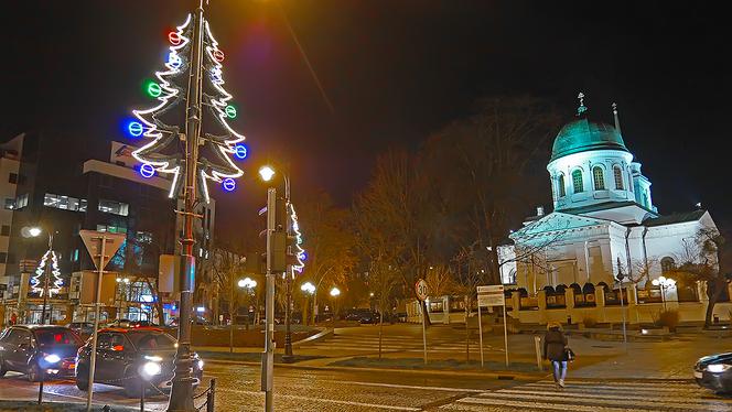 Białystok. Dekoracje świąteczne 2019/2020