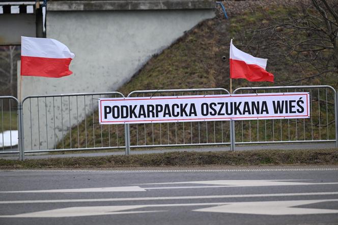 Protest rolników w Medyce