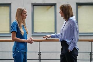 Pierwsza miłość, odcinek 3519: Grażyna (Grażyna Wolszczak), Weronika (Dominika Kryszczyńska)