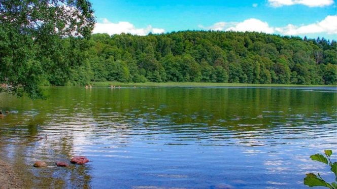 Jezioro Hańcza w woj. podlaskim