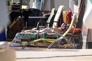 Patrycja Markowska  na skuterze 