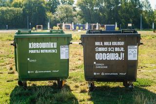 Kierowniku, poratuj buteleczką. Miasto Poznań zachęca do segregacji śmieci nad Wartą