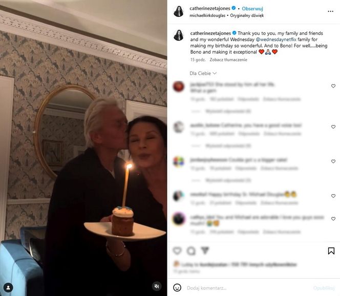 Catherine Zeta-Jones pokazała nagie zdjęcie. Wszystko z okazji urodzin męża!