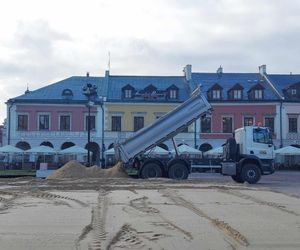 Budowa lodowiska w Zamościu