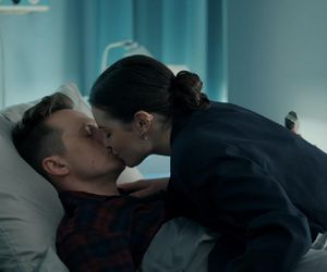 Barwy szczęścia, odcinek 3231. Błażej (Piotr Ligienza), Weronika (Maria Świłpa)