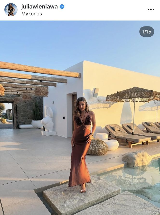 Julia Wieniawa i Maffashion na Mykonos w Grecji