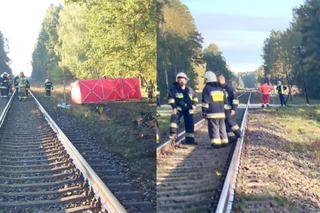 Tragedia na przejeździe kolejowym w Błądzimiu! Mężczyzna wjechał pod rozpędzony pociąg