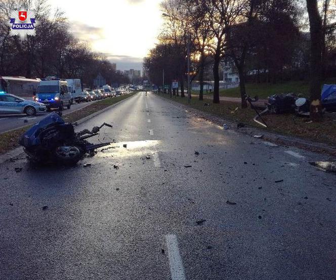 Lublin: Śmiertelny wypadek na drodze. Objazdy dla samochodów i autobusów