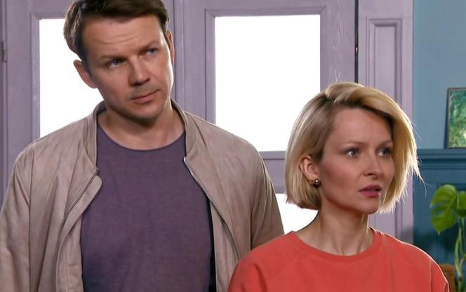 Barwy szczęścia odc. 2137. Bożena (Marieta Żukowska), Bruno (Lesław Żurek)