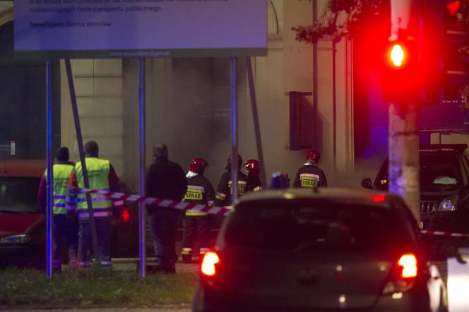 Groźny pożar na dworcu we Wrocławiu