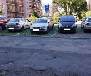 Ul. Pogodna w Lublinie przed remontem