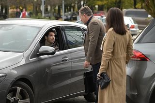 Pierwsza miłość, odcinek 3957: Małgosia (Ewa Rodart), Jakub Wenerski (Przemysław Sadowski), Kacper (Damian Kulec)