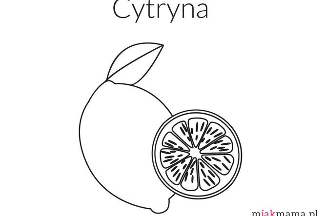cytryna-kolorowanka