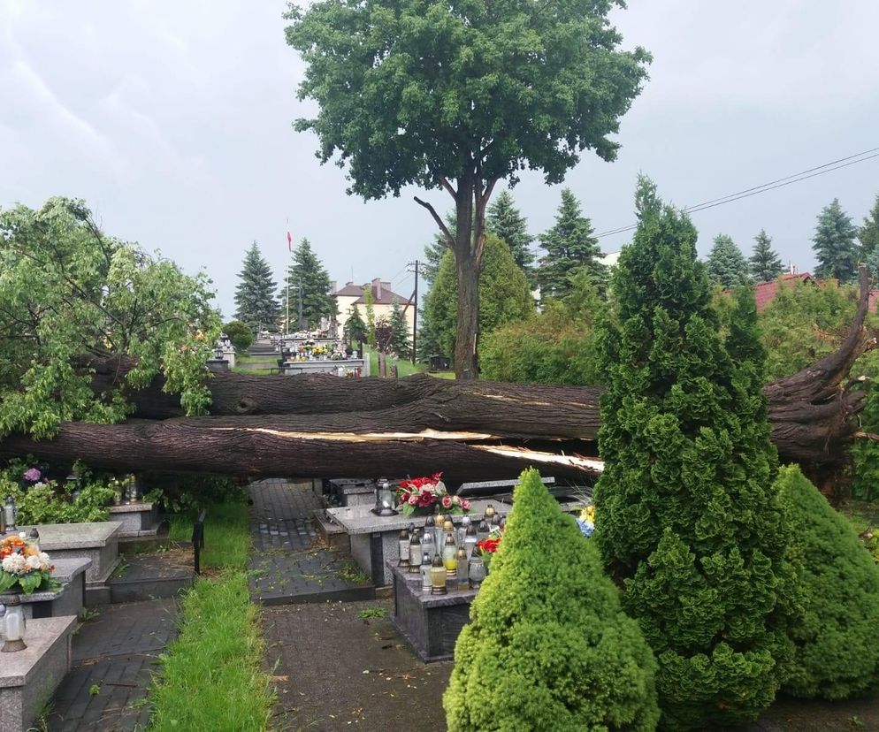 Burze na Podkarpaciu