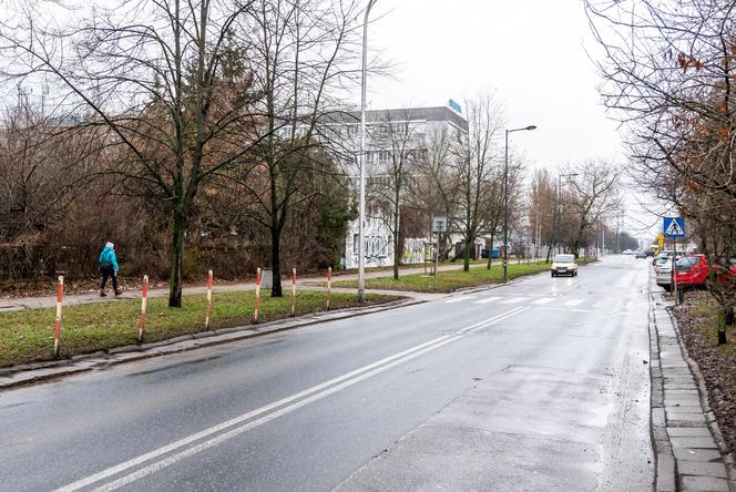 Tu znajdzie się wlot ul. Tysiąclecia od strony ul. Żupniczej