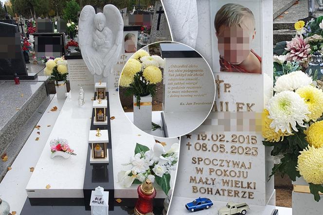 Odsłonięto pomnik skatowanego Kamilka z Częstochowy, złożyli się na niego ludzie dobrej woli