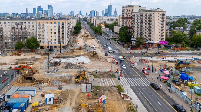Budowa tramwaju do Dworca Zachodniego od strony Ochoty