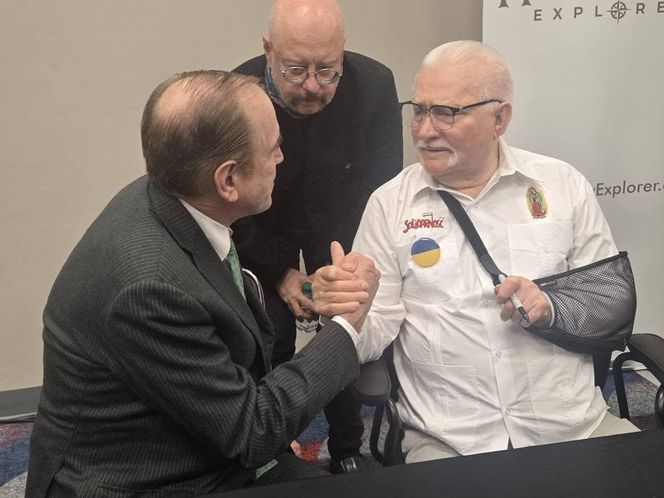 Lech Wałęsa w USA