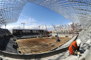 Budowa stadionu we Lwowie