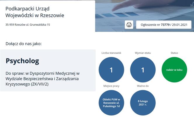 Praca w urzędach w Rzeszowie. Aktualne oferty pracy. Gdzie szukają pracowników? Ile można zarobić? [LISTA]