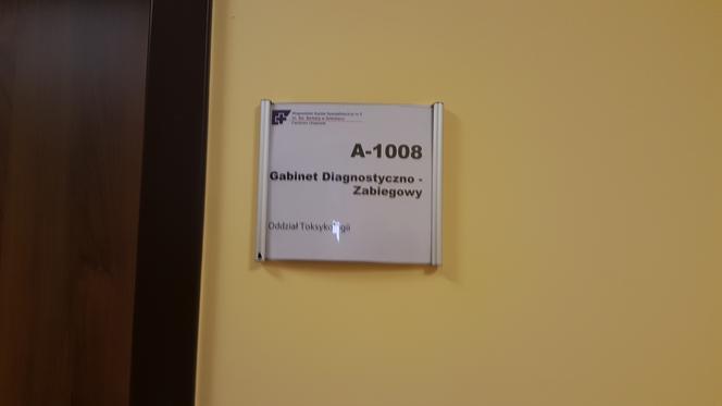 Oddział Toksykologii w Szpitalu św.Barbary w Sosnowcu