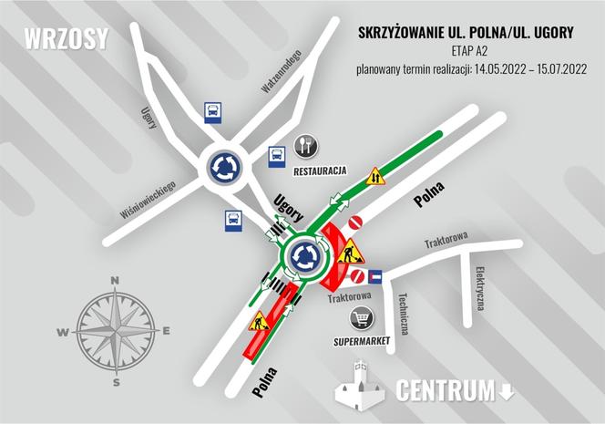 Zmiany w ruchu drogowym i utrudnienia na mapie Torunia. Schematy MZK