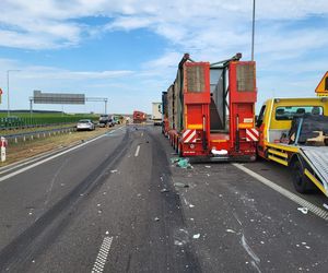 Karambol na S5 koło Kościana. Jedna kolizja za drugą