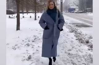 M jak miłość, Marta Chodorowska (Julia) na planie