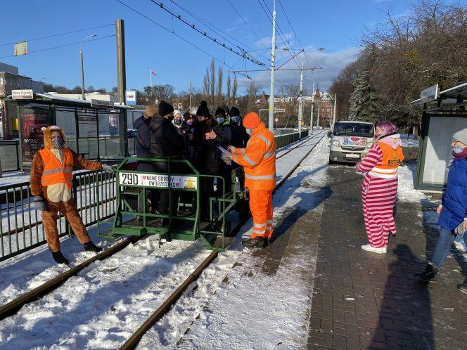 Finał WOŚP 2021 Gdańsku. Przejażdżka ręczną drezyną 31.01.2021