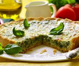 Quiche. Przepis na quiche ze szpinakiem