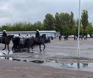 Ćwiczenia policjantów i strażników miejskich