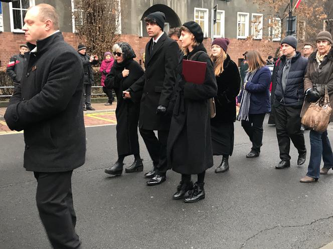 Kondukt pogrzebowy , Ślązacy żegnają Kazimierza Kutza. 