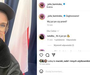 Wybory 2025: Tak głosują gwiazdy - Julia Kamińska