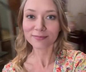 Na Wspólnej. Łucja Agier (Magdalena Kaczmarek) na planie