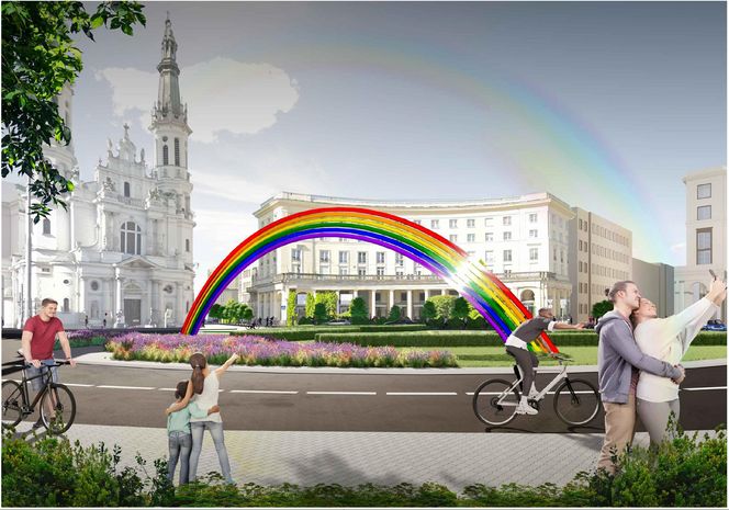 Tęcza znów zabłyśnie w centrum Warszawy. Tak zagłosowali mieszkańcy. „Zachęcam, żeby działać dalej”