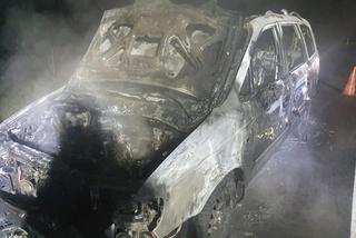 Pożar samochodu na S3 pod Skwierzyną. Na drugm pasie doszło do zderzenia